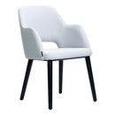 Sorbet Chair - Black Legs/ Light Grey Woven Fabric