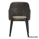 Sorbet Chair - Black Legs/Charcoal Premium Vinyl
