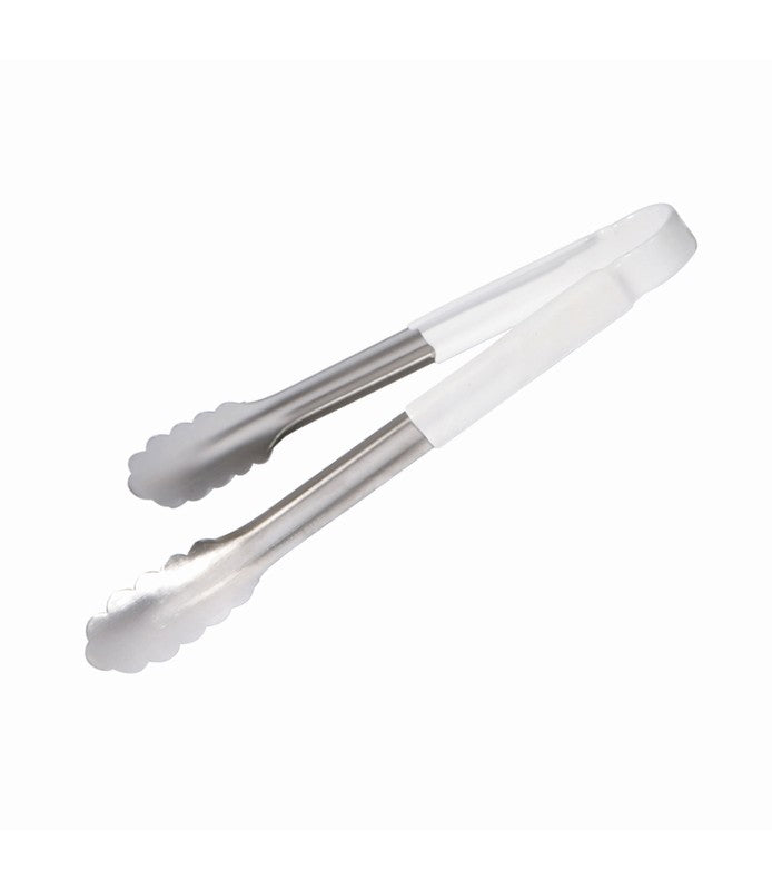 Tong - S/Steel - 300mm - White Handle