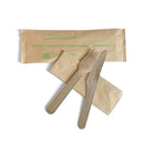Wooden Eco. 6" Fork/Knife/Napkin c400