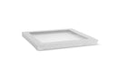 Catering Tray White w/window Lid - Medium, c100