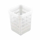 Cutlery Holder - Plastic  Square - White