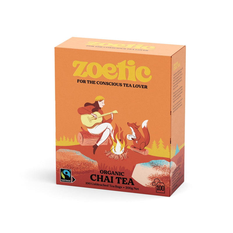 Zoetic Tea - String and Tag Teabags - Chai