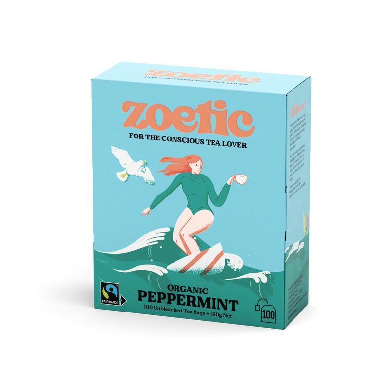 Zoetic Tea - String and Tag Teabags - Peppermint