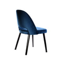 Semifreddo Chair - Black Legs/Denim Velvet