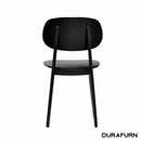 Ban Chair - Black Dolaro Vinyl Seat - Wenge H Frame