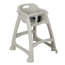 Baby High Chair w/Tray - Grey