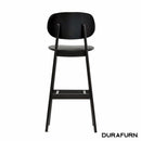Ban Barstool - Black Dolaro Vinyl Seat - Wenge H Frame