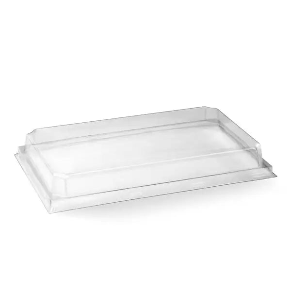 Large BioBoard Sushi Tray PET Lid s50