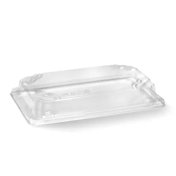 Medium BioBoard Sushi Tray PET Lid s50