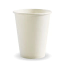 8oz Single Wall Biocup - White, c1000