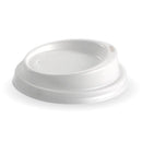 8oz Plastic Lid - White, c1000