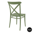 Cross Chair - Olive Green