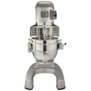 Hobart Legacy HL600 57L floor-standing planetary mixer, front view with wire bowl guard and stainless steel bowl