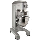 Hobart Legacy HL600 57L planetary mixer, angled view showing the column, bowl guard and stainless steel bowl