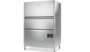 Hobart Profi UXT wide body front door utensil washer in stainless steel with door closed