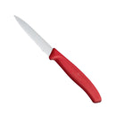 Paring Knife Straight Serrated Blade 8cm Red