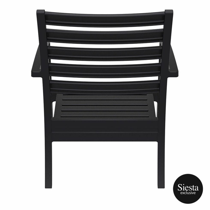 Artemis XL Lounge Armchair - Black