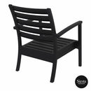 Artemis XL Lounge Armchair - Black