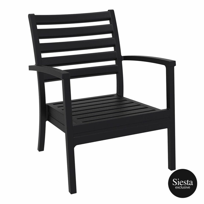 Artemis XL Lounge Armchair - Black