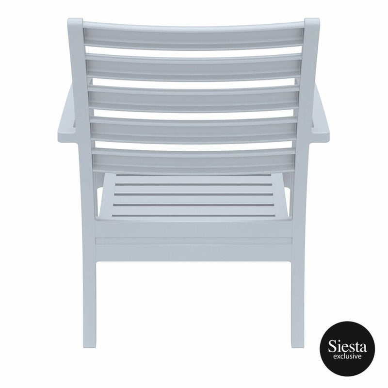 Artemis XL Lounge Armchair - Silver Grey