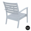 Artemis XL Lounge Armchair - Silver Grey