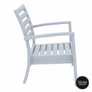 Artemis XL Lounge Armchair - Silver Grey