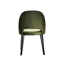 Semifreddo Chair - Black Legs/Avocado Velvet