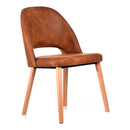 Semifreddo Chair - Trojan Oak Legs/Tan Fabric