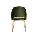 Semifreddo Chair - Trojan Oak Legs/Avocado Velvet