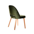 Semifreddo Chair - Trojan Oak Legs/Avocado Velvet