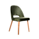 Semifreddo Chair - Trojan Oak Legs/Avocado Velvet