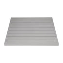 Bolero Light Grey Aluminium Table Top Square - 700mm