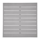Bolero Light Grey Aluminium Table Top Square - 700mm