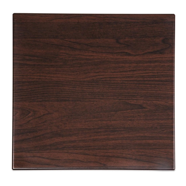 Bolero Square 700mm Table Top (Dark Brown)