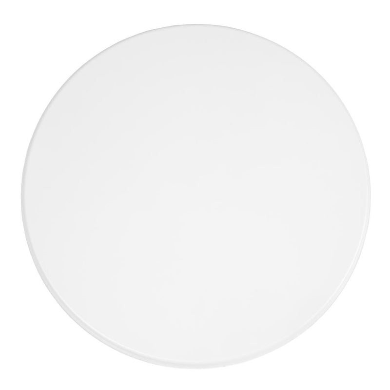 Bolero Round 600mm Table Top (White)