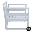 Mykonos Lounge Armchair - Silver Grey