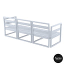 Mykonos Lounge Sofa XL - Silver Grey