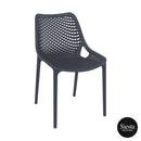 Sky Folding Table 60/Air Chair  2 Seat Package - Anthracite