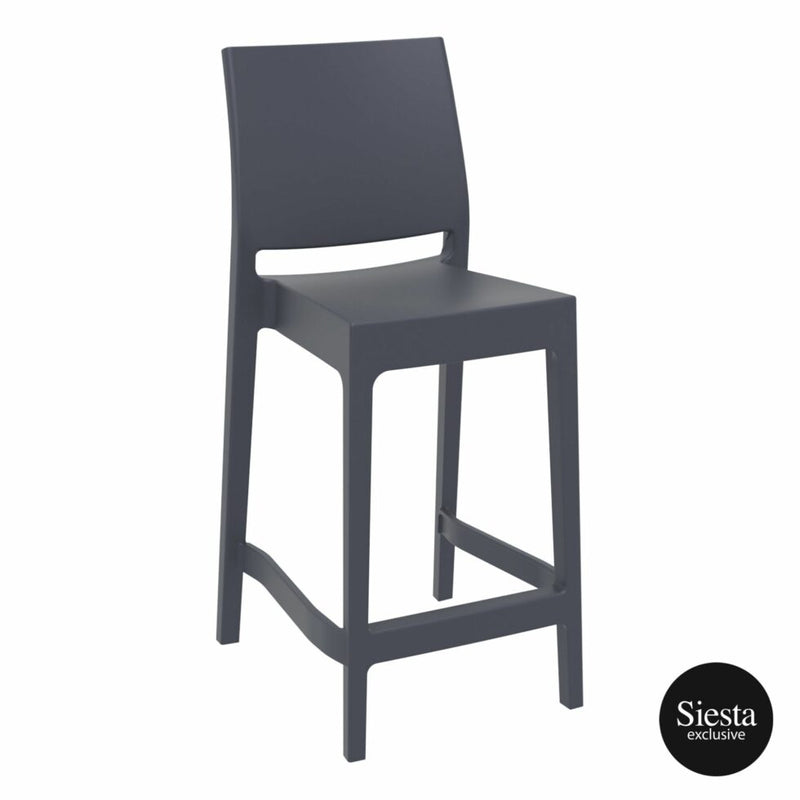 Maya Barstool  65 - Anthracite