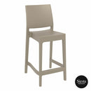Maya Barstool  65 - Taupe