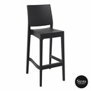 Maya Barstool  75 - Black