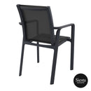 Pacific Arm Chair - Black/Black
