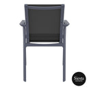 Pacific Arm Chair - Anthracite/Black