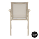 Pacific Arm Chair - Taupe/Taupe