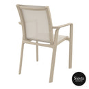 Pacific Arm Chair - Taupe/Taupe