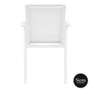 Pacific Arm Chair - White/White