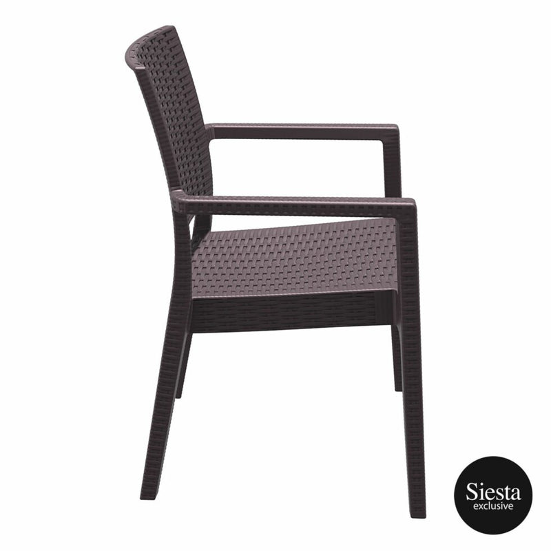 Ibiza Armchair - Chocolate