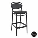 Sky Folding Bar Table 60/Marcel Barstool 75 2 Seat Package - Black