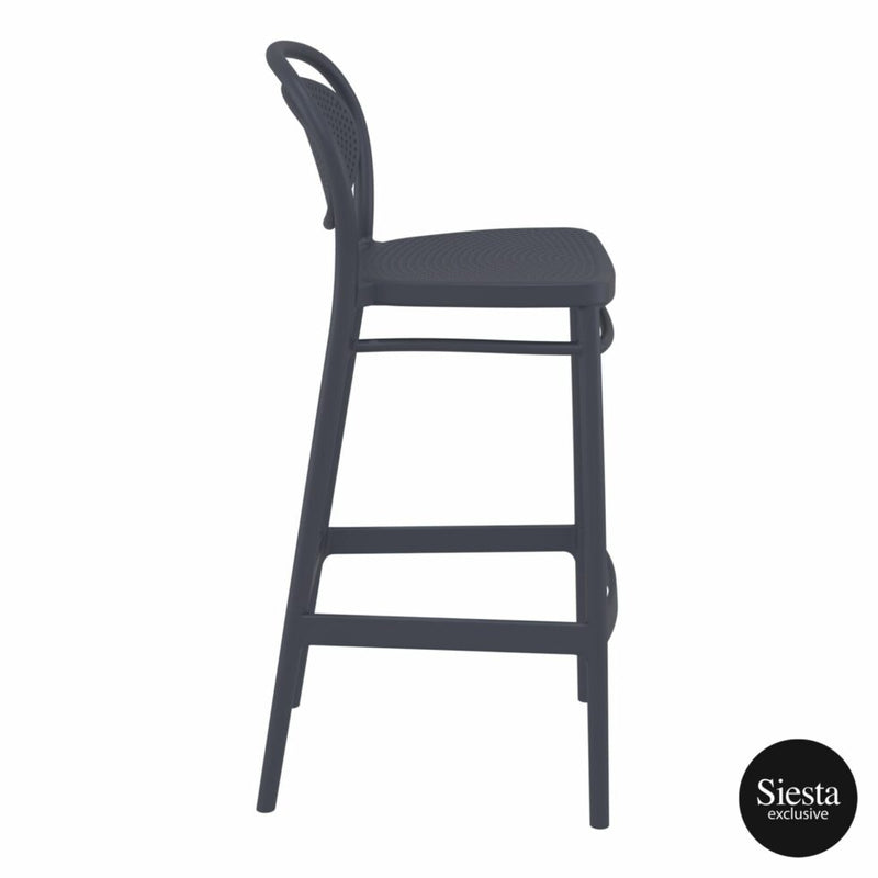 Marcel Barstool 75 - Anthracite